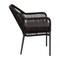Merrick Lane Magnolia Outdoor Furniture Sets 2 Piece All-Weather Woven Patio Chairs With Cushions